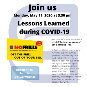 Lessons Learned during COVID-19 – Local co-owner Jeff of No Frills