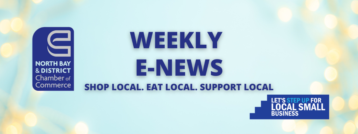 Weekly E-News - North Bay and District Chamber of Commerce