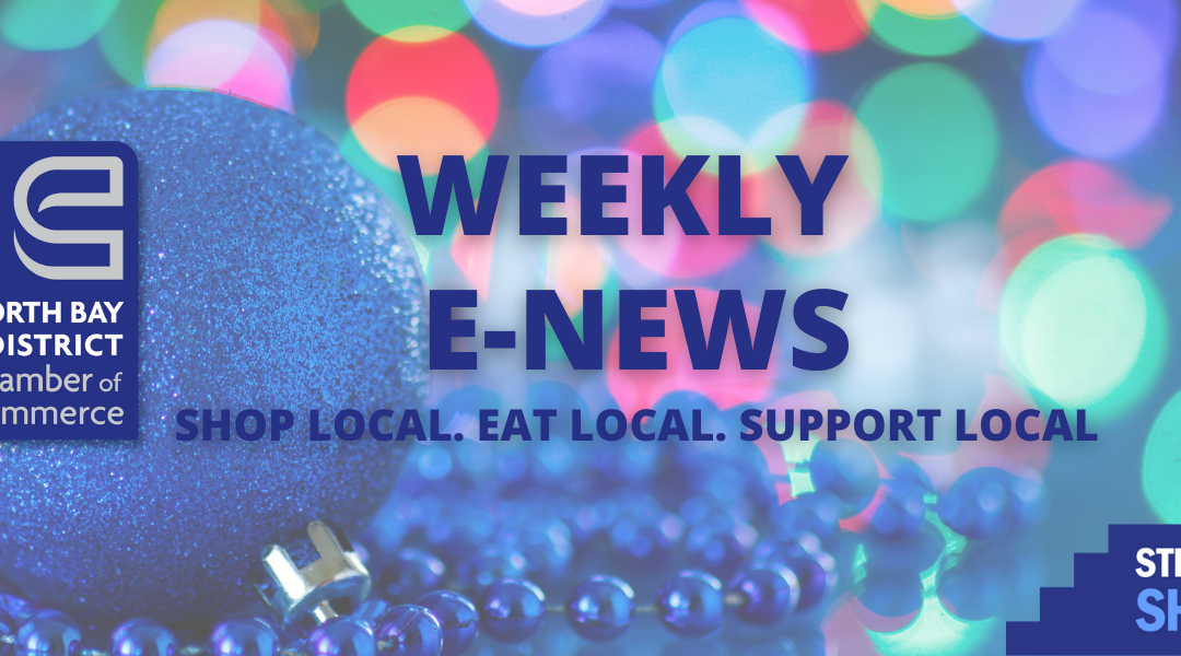 Weekly E-News – December 22, 2021